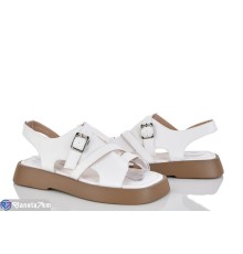 Босоніжки жіночі на літо (8 пар р.36-41) білий  "LOREDANA"