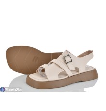 Босоніжки жіночі на літо (8 пар р.36-41) бежевий  "LOREDANA"