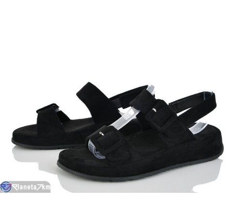 Босоніжки жіночі на літо (8 пар р.36-41) чорний  "LOREDANA"