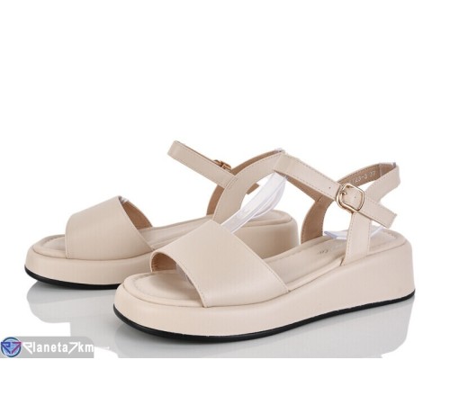 Босоніжки жіночі на літо (8 пар р.36-41) бежевий  "LOREDANA"