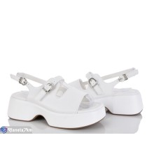 Босоніжки жіночі на літо (8 пар р.36-41) білий  "LOREDANA"