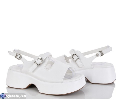 Босоніжки жіночі на літо (8 пар р.36-41) білий  "LOREDANA"