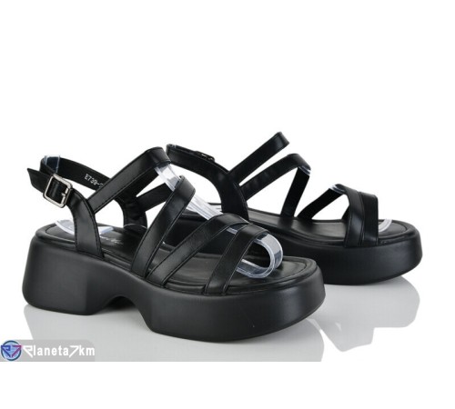 Босоніжки жіночі на літо (8 пар р.36-41) чорний  "LOREDANA"