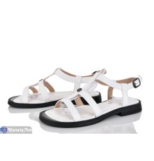 Босоніжки жіночі на літо (8 пар р.36-41) білий  "LOREDANA"