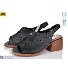 Босоніжки жіночі на літо (8 пар р.36-41) чорний  "Mei De Li"