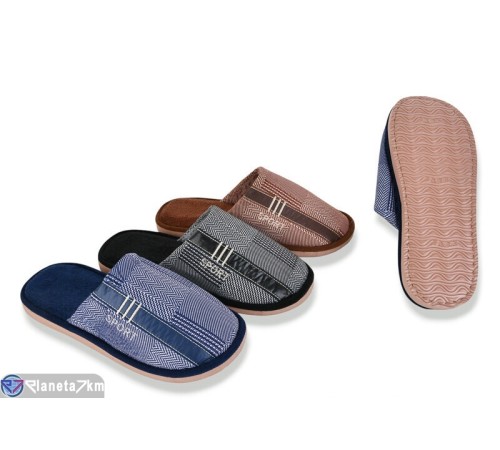 Тапки чоловічі на весну/осінь (6 пар р.42-47) мікс  "Ladmir"