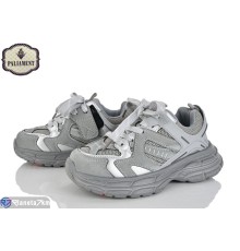 Дитячі кросівки на весну/осінь (8 пар р.32-37) сірий  "PALIAMENT"