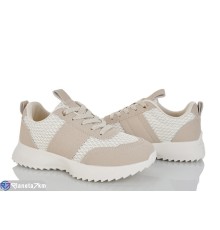 Кросівки жіночі на весну/осінь (8 пар р.36-41) бежевий  "LOREDANA"