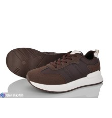 Кросівки жіночі на весну/осінь (8 пар р.36-41) коричневий  "LOREDANA"