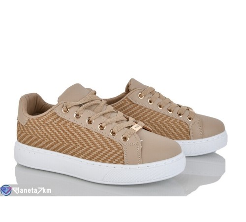 Кросівки жіночі на весну/осінь (8 пар р.36-41) бежевий  "LOREDANA"