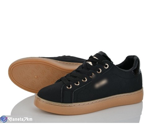 Кросівки жіночі на весну/осінь (8 пар р.36-41) чорний  "LOREDANA"