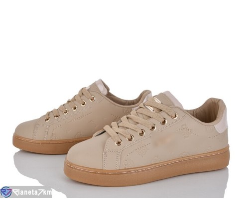 Кросівки жіночі на весну/осінь (8 пар р.36-41) бежевий  "LOREDANA"