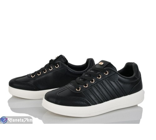 Кросівки жіночі на весну/осінь (8 пар р.36-41) чорний  "LOREDANA"