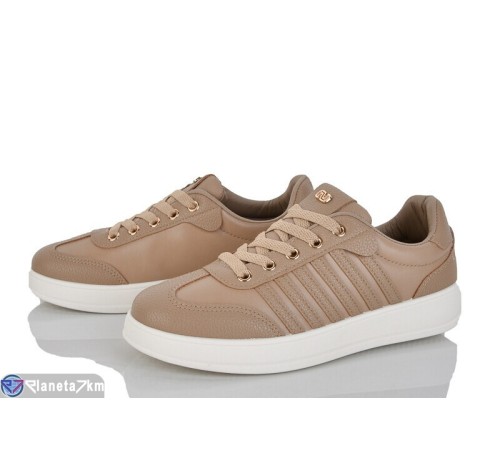 Кросівки жіночі на весну/осінь (8 пар р.36-41) коричневий  "LOREDANA"