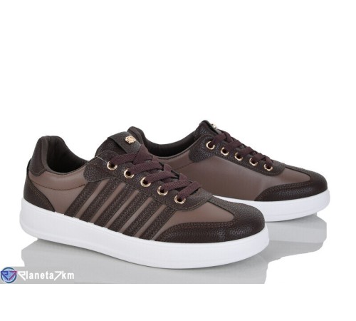 Кросівки жіночі на весну/осінь (8 пар р.36-41) коричневий  "LOREDANA"