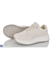 Кросівки жіночі на літо (8 пар р.36-41) бежевий  "LOREDANA"