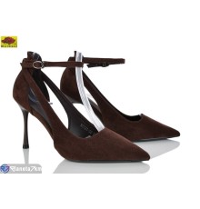 Туфлі жіночі на літо (6 пар р.36-40) коричневий  "Mei De Li"