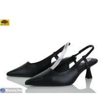 Туфлі жіночі на літо (6 пар р.36-40) чорний  "Mei De Li"