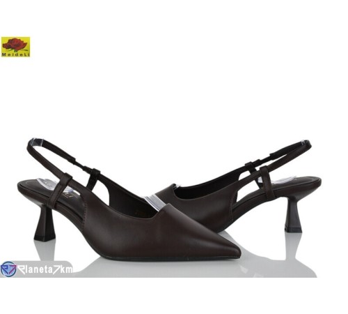 Туфлі жіночі на літо (6 пар р.36-40) коричневий  "Mei De Li"