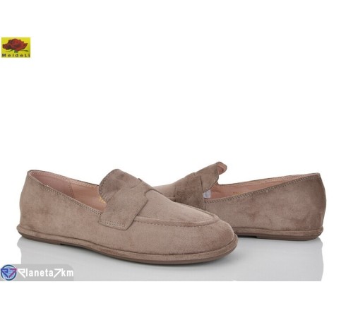 Туфлі жіночі на весну/осінь (8 пар р.36-40) коричневий  "Mei De Li"