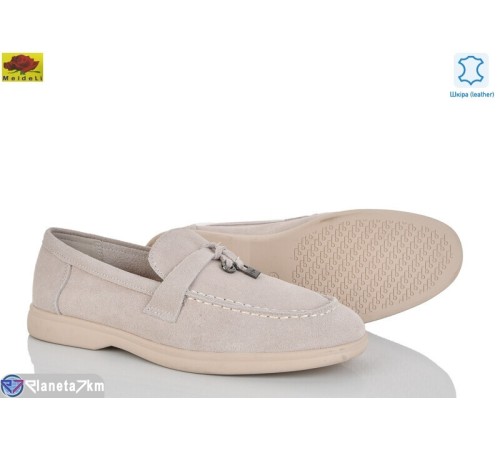 Туфлі жіночі на весну/осінь (8 пар р.36-40) бежевий  "Mei De Li"