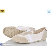 Кросівки жіночі на весну/осінь (8 пар р.36-41) бежевий  "Mei De Li"