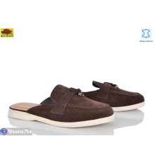 Шлепки жіночі на весну/осінь (8 пар р.36-41) коричневий  "Mei De Li"