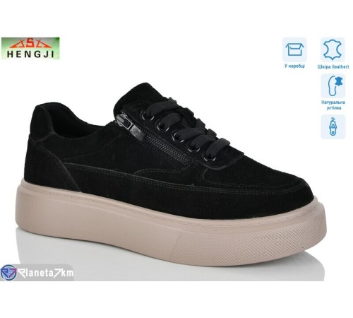 Кросівки жіночі на весну/осінь (8 пар р.36-41) чорний  "HENGJI-ELENA"