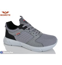 Кросівки чоловічі на весну/осінь (8 пар р.41-46) сірий  "Bonote"