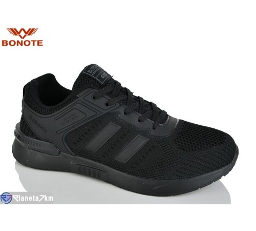 Кросівки чоловічі на весну/осінь (8 пар р.41-46) чорний  "Bonote"