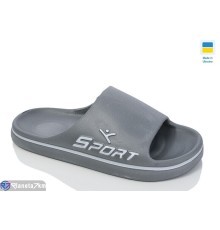 Шлепки чоловічі на літо (8 пар р.41-46) сірий  "LOTTOS"