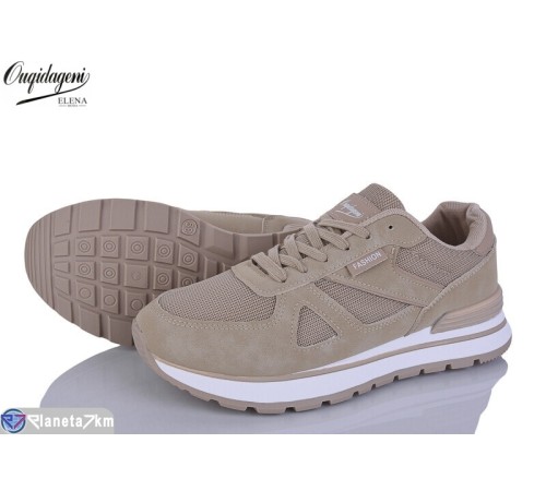 Кросівки жіночі на весну/осінь (8 пар р.37-41) бежевий  "Dageni"