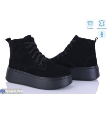 Черевики жіночі на весну/осінь (6 пар р.37-40) чорний  "Linda"