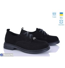 Туфлі жіночі на весну/осінь (6 пар р.36-41) чорний  "FOX"