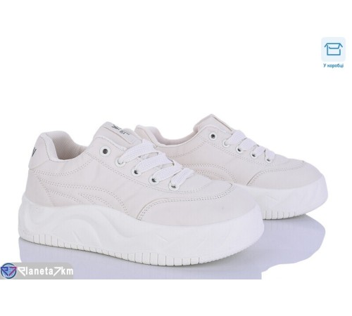 Кросівки жіночі на весну/осінь (8 пар р.37-42) бежевий  "HoRIK"