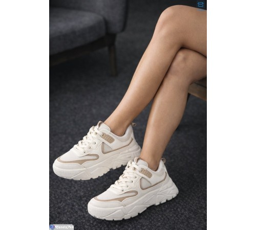 Кросівки жіночі на весну/осінь (8 пар р.37-42) бежевий  "HoRIK"