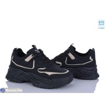 Кросівки жіночі на весну/осінь (8 пар р.37-42) чорний  "HoRIK"