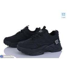 Кросівки жіночі на весну/осінь (8 пар р.37-42) чорний  "HoRIK"