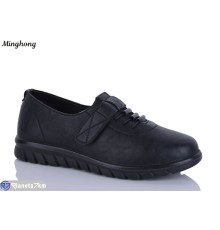 Туфлі жіночі на весну/осінь (8 пар р.37-42) чорний  "HORSE"