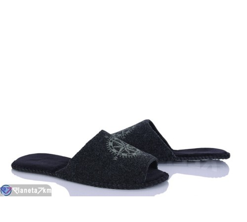 Тапки чоловічі на весну/осінь (6 пар р.41-45) чорний  "INPIRE"