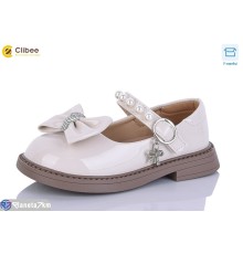 Дитячі туфлі на весну/осінь (6 пар р.26-30) бежевий  "Clibee-Apawwa"