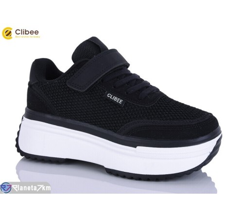 Дитячі кросівки на весну/осінь (6 пар р.33-38) чорний  "Clibee-Apawwa"