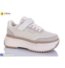 Дитячі кросівки на весну/осінь (6 пар р.33-38) бежевий  "Clibee-Apawwa"