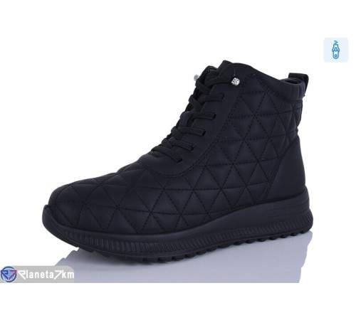 Черевики жіночі на весну/осінь (8 пар р.37-42) чорний  "Terona"