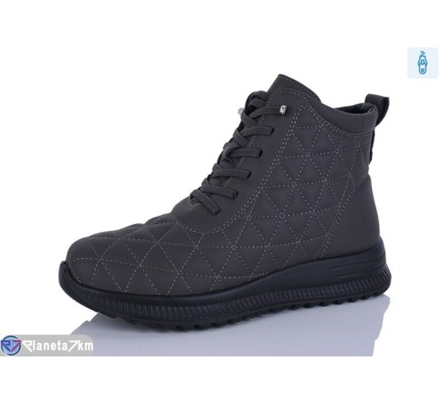 Черевики жіночі на весну/осінь (8 пар р.37-42) сірий  "Terona"