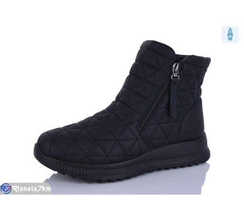 Черевики жіночі на весну/осінь (8 пар р.37-42) чорний  "Terona"