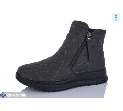 Черевики жіночі на весну/осінь (8 пар р.37-42) сірий  "Terona"