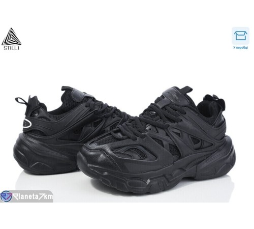 Кросівки жіночі на весну/осінь (8 пар р.36-40) чорний  "STILLI Group"