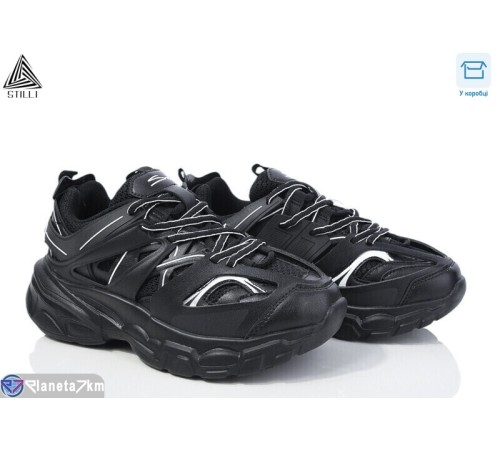 Кросівки жіночі на весну/осінь (8 пар р.36-40) чорний  "STILLI Group"