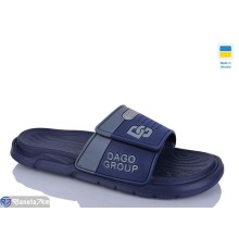 Шлепки чоловічі на літо (8 пар р.41-46) синій  "Korka"